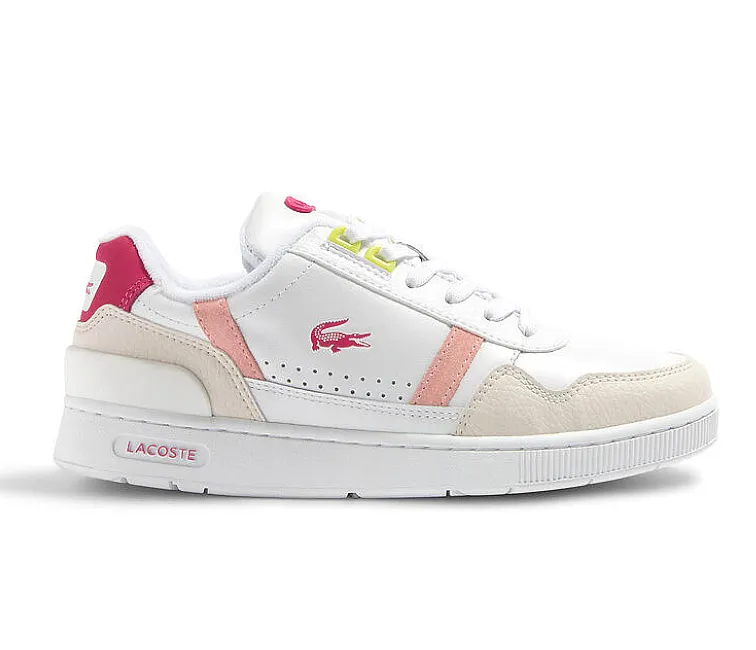 Smooth Performance Women's Lacoste T-Clip 223 6 SFA (White/Pink)