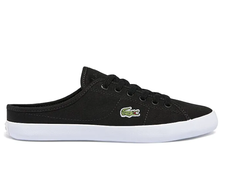 Women's Lacoste Ziane Mule 0922 (Black/White) Adaptive Fit Design