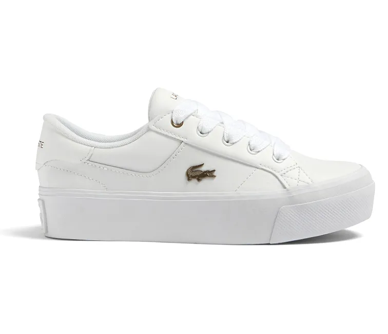 breathable vents Women's Lacoste Ziane Platform 123 1 CFA (White)