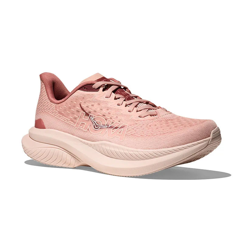 Narrow - toe - box anatomical shoe shape Women's Mach 6 Rose Latte/Blush