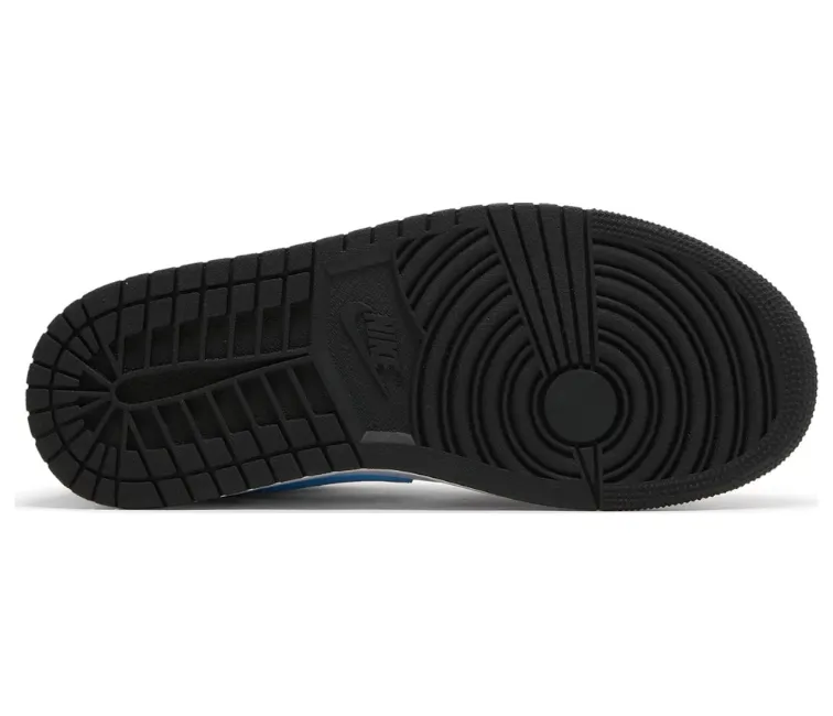 Women's Nike Air Jordan 1 Low (Black/University Blue) StylishAppearance
