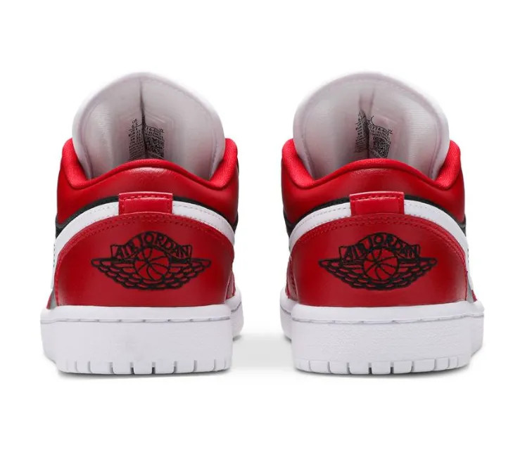 Women's Nike Air Jordan 1 Low (Chicago Flip) Traction Grip Pattern High Rebound Insoles