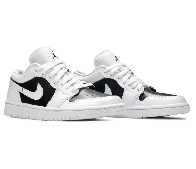 Womens Nike Air Jordan 1 Low (Reverse Panda) Office Ready Contrasting Colors