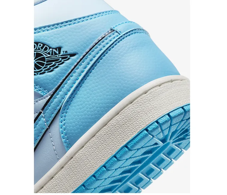 Women's Nike Air Jordan 1 Mid SE (Ice Blue) Sports Culture