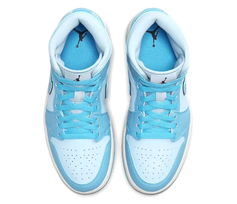 Women's Nike Air Jordan 1 Mid SE (Ice Blue) Classic Cut