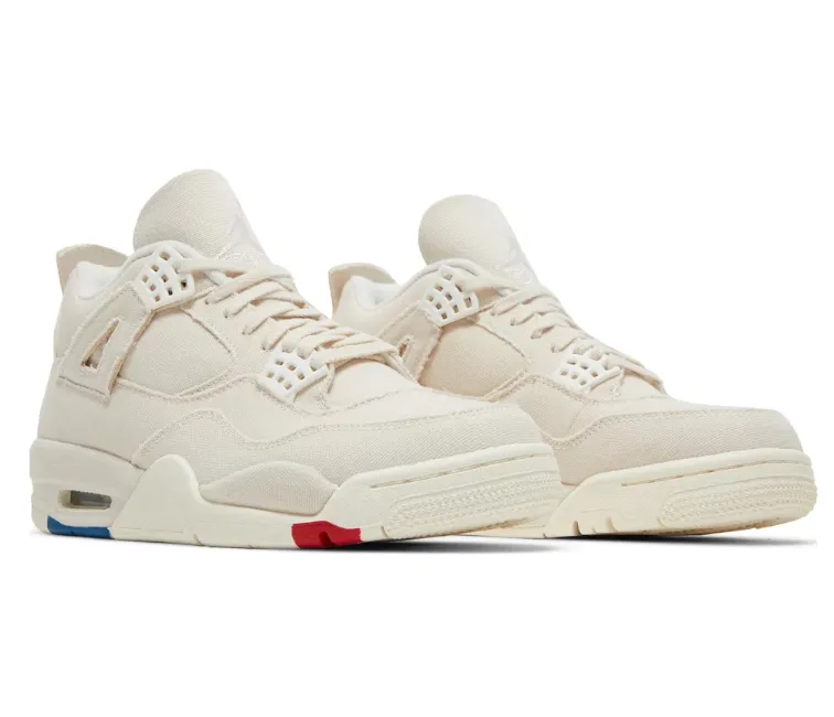 Sturdy Build Foam Cushioning Women's Nike Air Jordan 4 Retro (Blank Canvas)