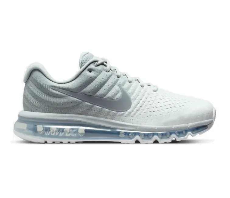 Women's Nike Air Max 2017 (Wolf Grey/ Pure Platinum) Support Sole