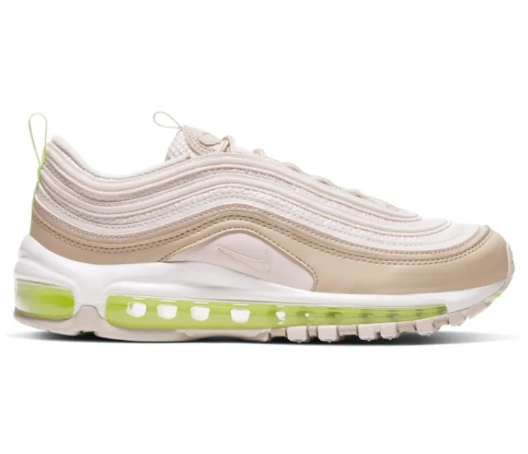 Women's Nike Air Max 97 (Barely Rose/Volt) PUMidsole quick dry