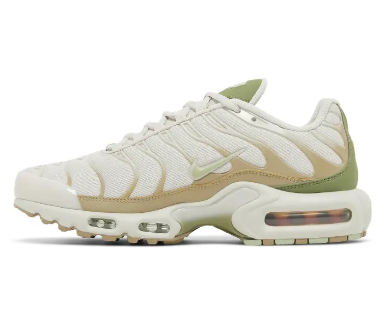 Women??s Nike Air Max Plus TN (Light Bone/Honeydew) Memory Foam Lining