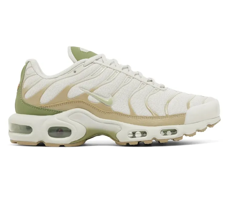Neutral design Women??s Nike Air Max Plus TN (Light Bone/Honeydew)
