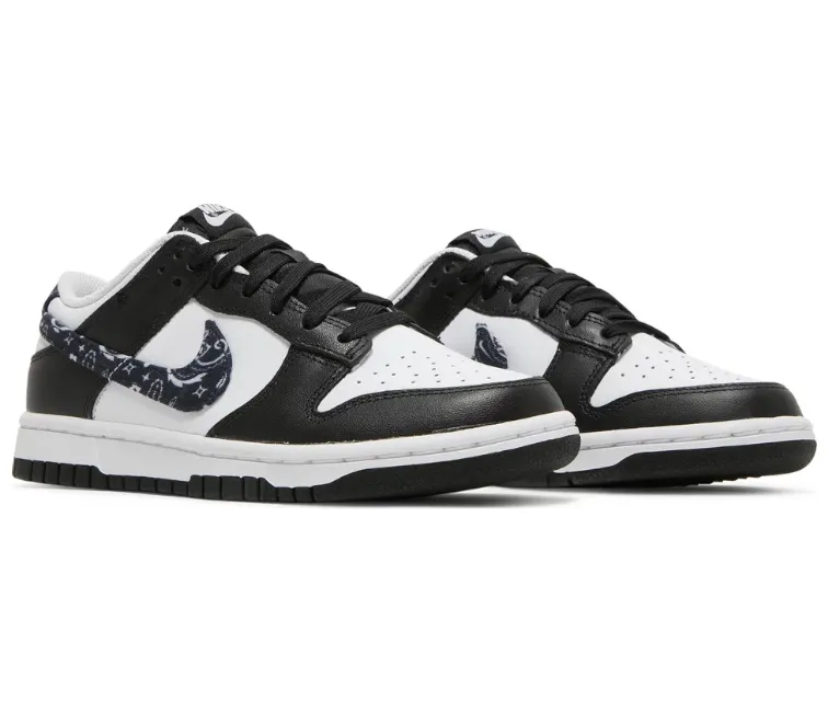 Dynamic Heel Counter Women's Nike Dunk Low (Black Paisley)