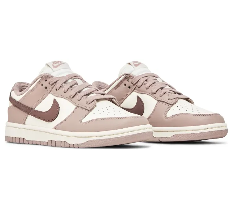 Women's Nike Dunk Low (Diffused Taupe) Lace Up Closure Mechanism All-Day Wear