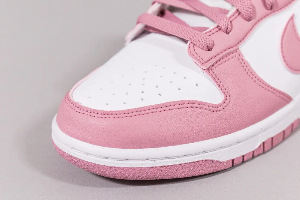 Women's Nike Dunk Low Next Nature 'Elemental Pink' Galaxy Step lace up closure