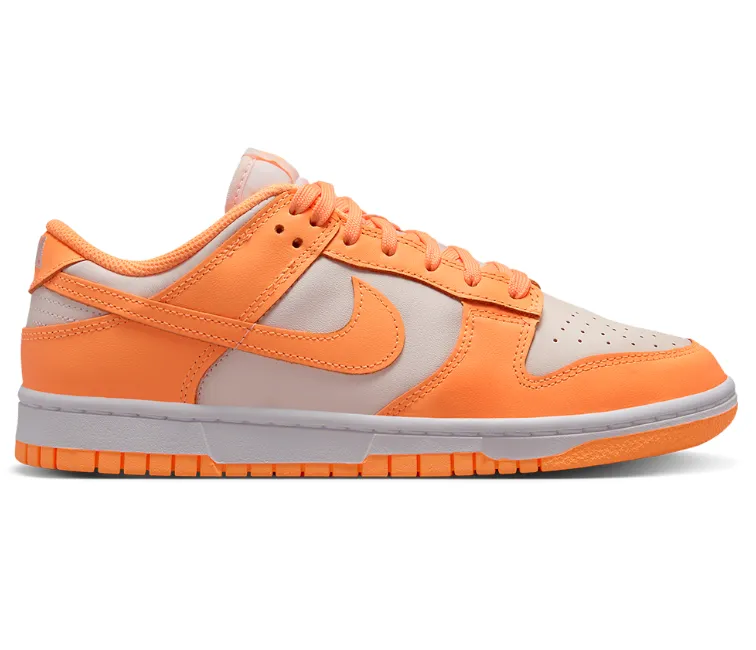 Womens Nike Dunk Low (Peach Cream) Smooth Texture Flexible Traction