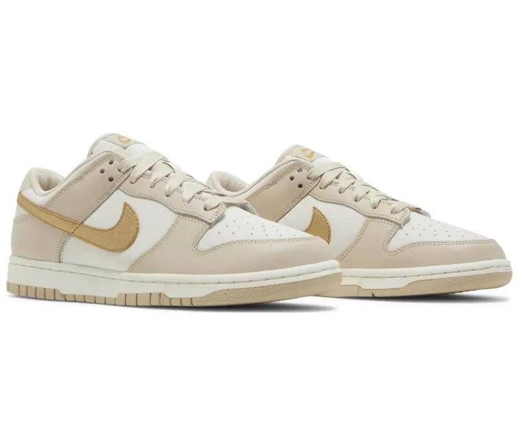 Women's Nike Dunk Low (Phantom Gold) Extended Heel Support Neutral Step