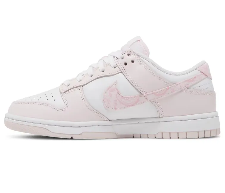Minimalist Base Smooth interior Women's Nike Dunk Low (Pink Paisley)