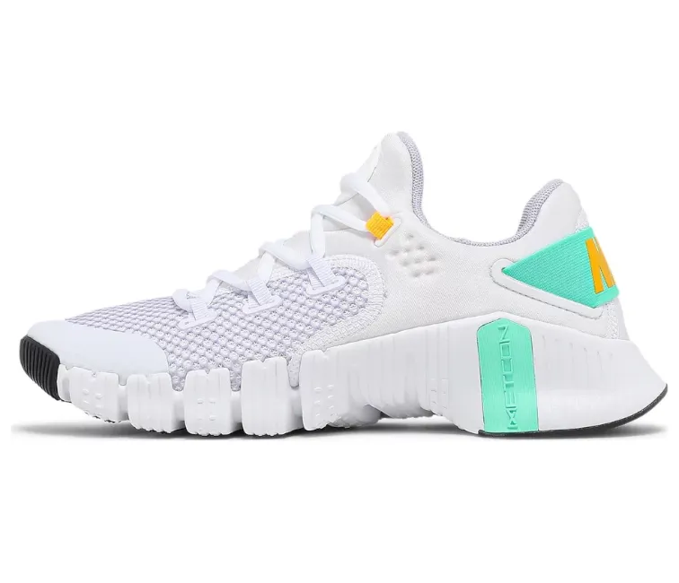 Impact Resistant Plate Bold Design Women's Nike Free Metcon 4 (White/Infinite Lilac)