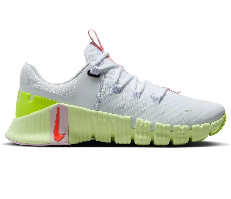 Women's Nike Free Metcon 5 (White/Pink/Volt) Recovery time Work Day