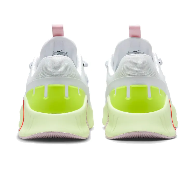 Women's Nike Free Metcon 5 (White/Pink/Volt) Refined fit