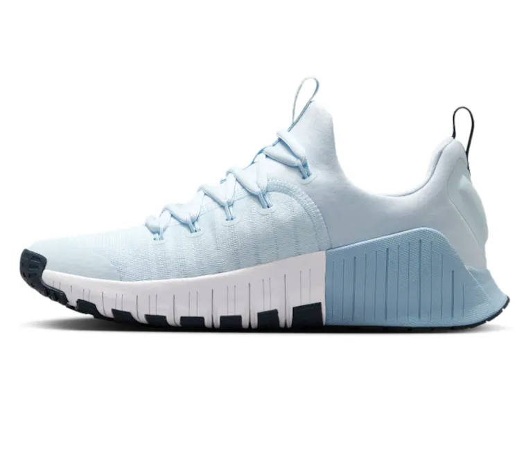 Women??s Nike Free Metcon 6 (Blue Tint) Weather Resistant Coating Shock Use