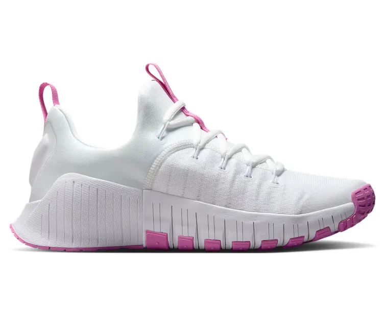 Women??s Nike Metcon 6 (White/Playful Pink) Exclusive traction Responsive Support