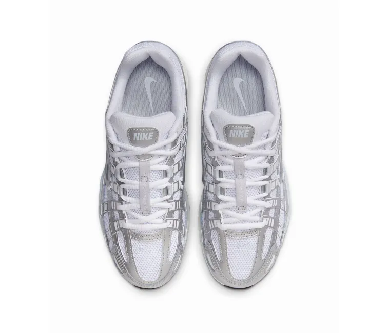 Women??s Nike P-6000 (White/Metallic Silver) slim fit