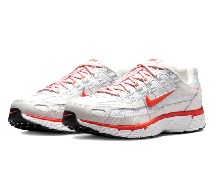 Perfect Fit Women??s Nike P-6000 (White/Picante Red)