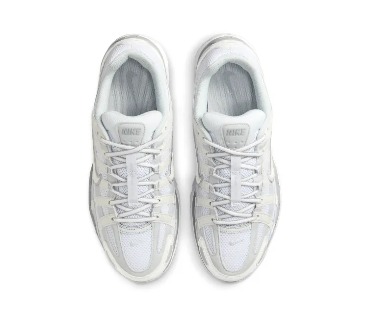 Womens Nike P-6000 (White/Silver) Adaptive Flex Notches workout shoes