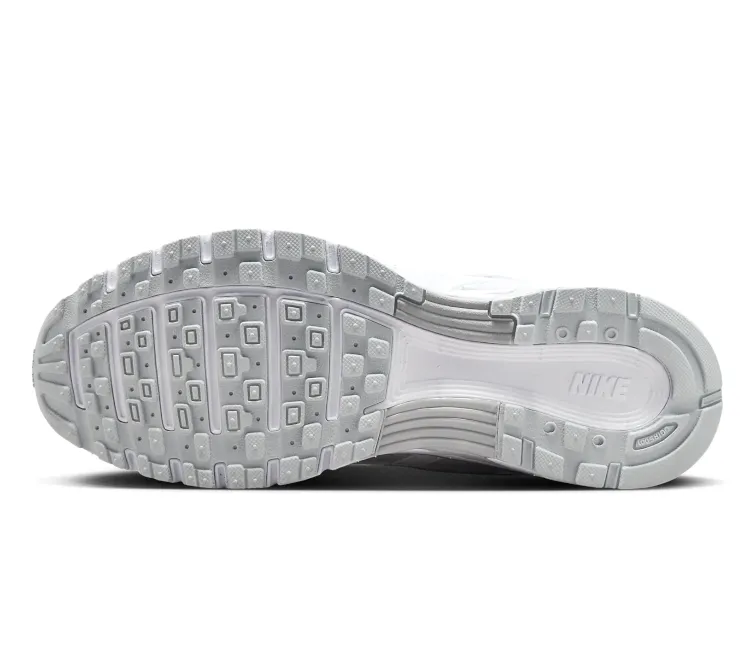 Womens Nike P-6000 (White/Silver) Fashion Layer Comfortable Flex