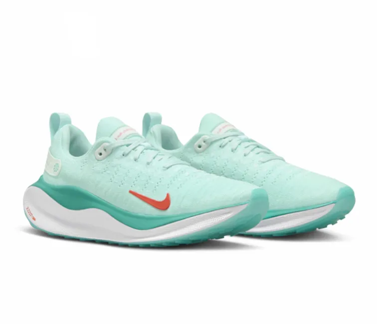 Balance Motion Gel Cushioning Women's Nike React Infinity Run 4 (Jade Ice)