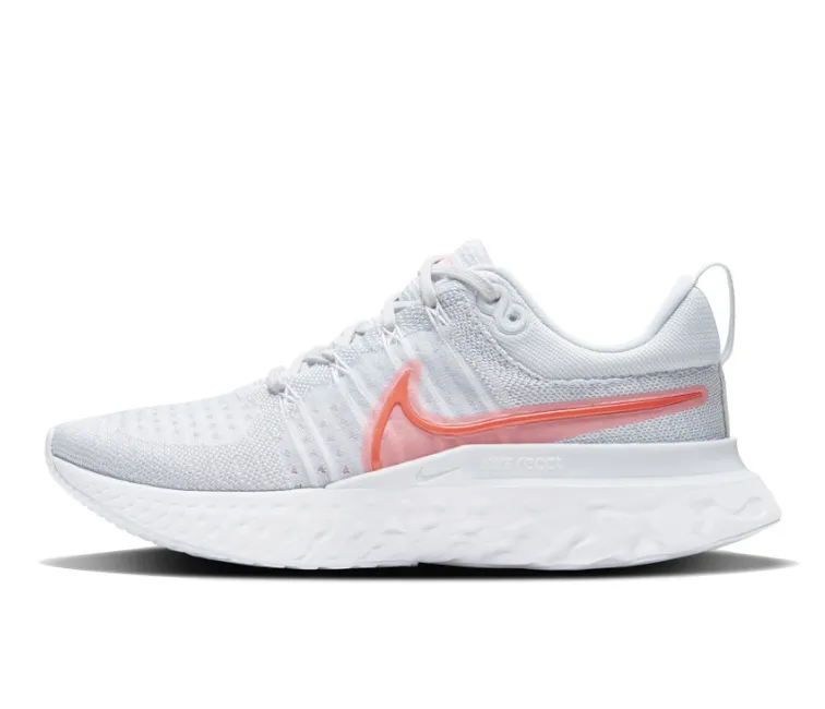 Non Slip Sole Quick Drying Women's Nike React Infinity Run FK 2 (Pure Platinum)