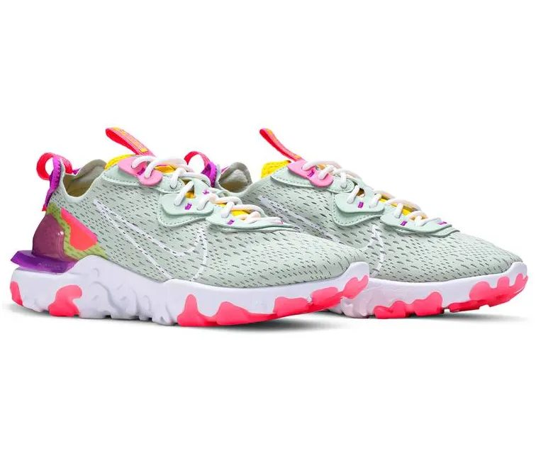 Resilient Sole Quick Drying Liner Women's Nike React Vision DIMSIX  (Pistachio)
