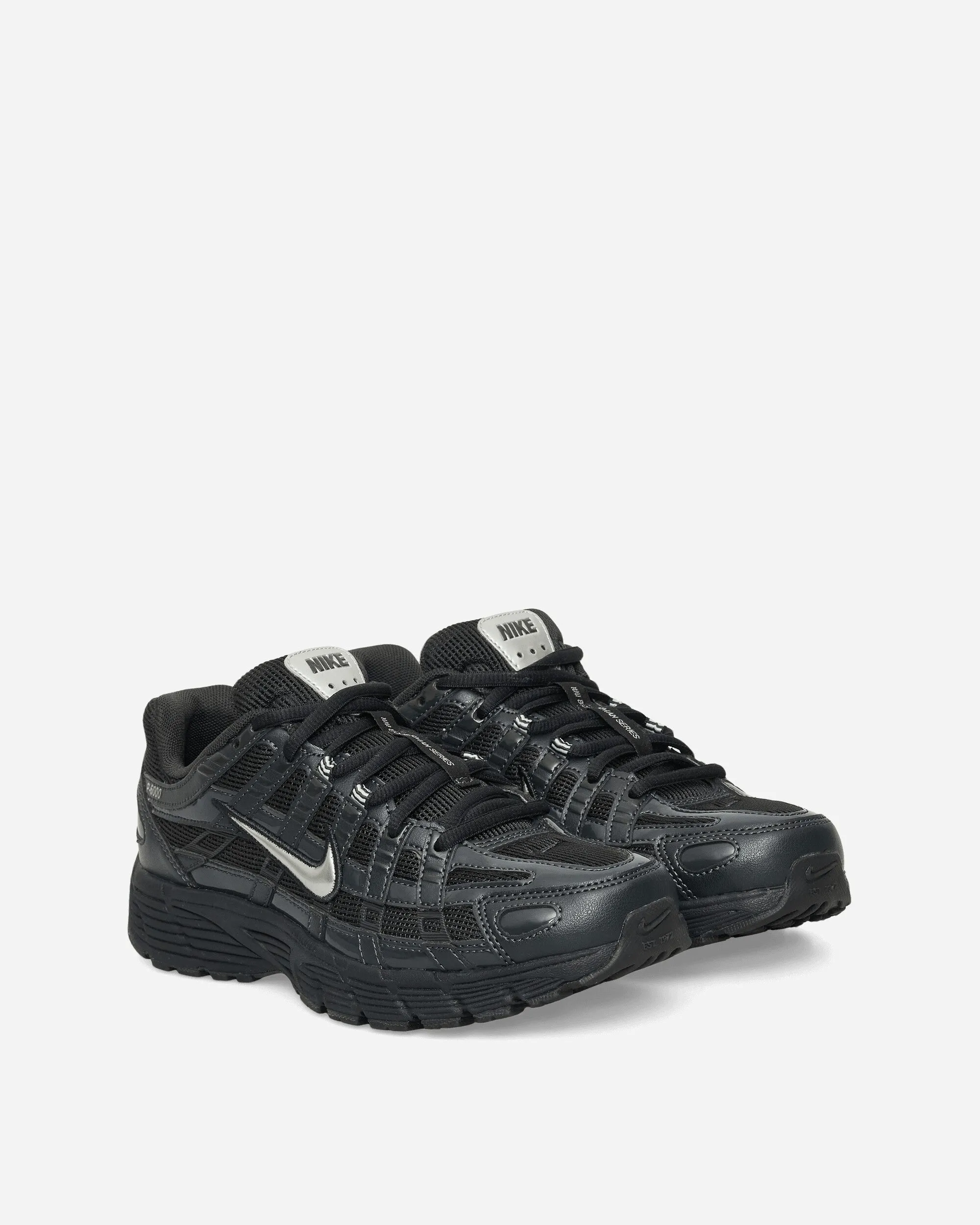 Bendable Women's P-6000 Sneakers Off-Noir / Metallic Silver