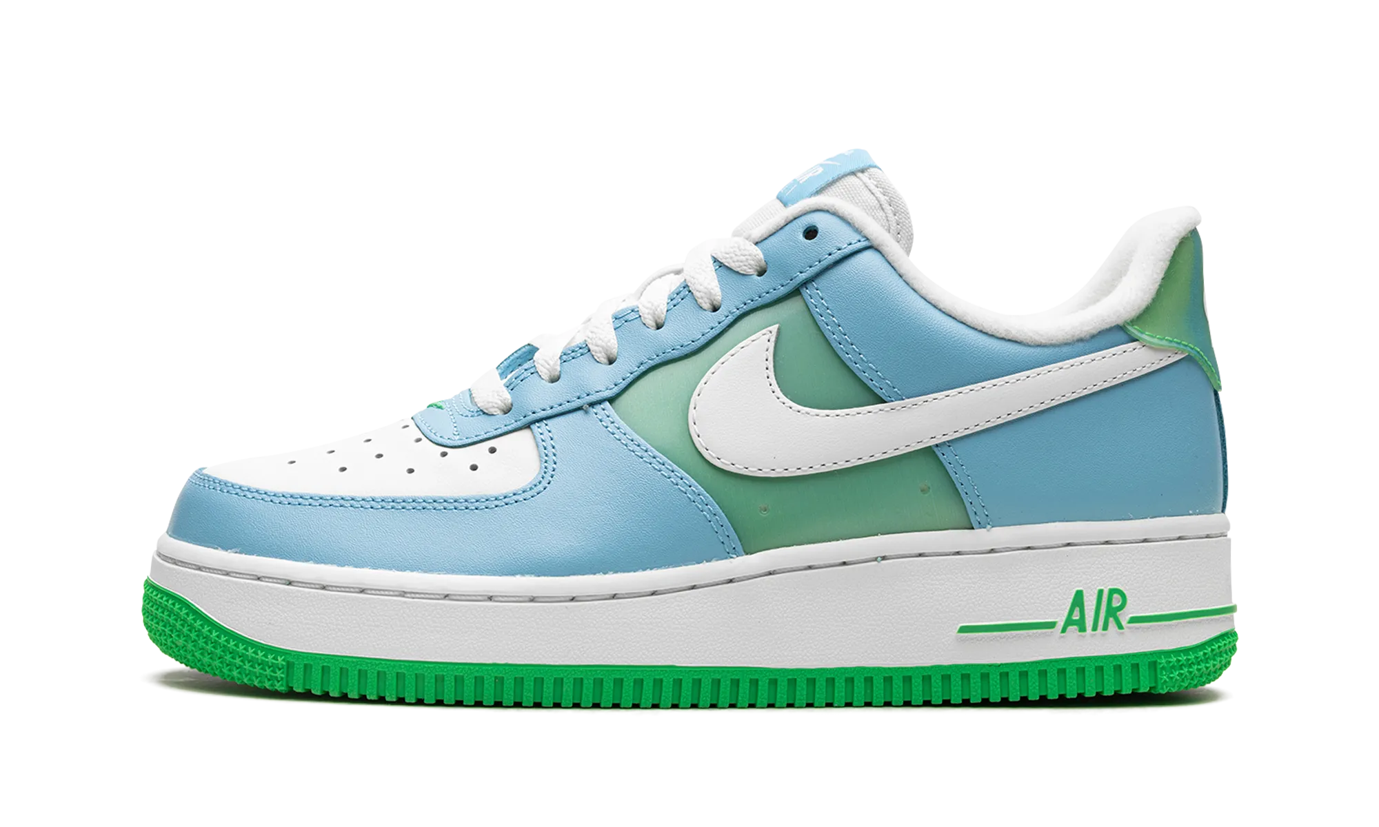 Slip-resistant ease Quick Drying Liner Air Force 1 Low '07 "Aquarius Blue Vapor Green"