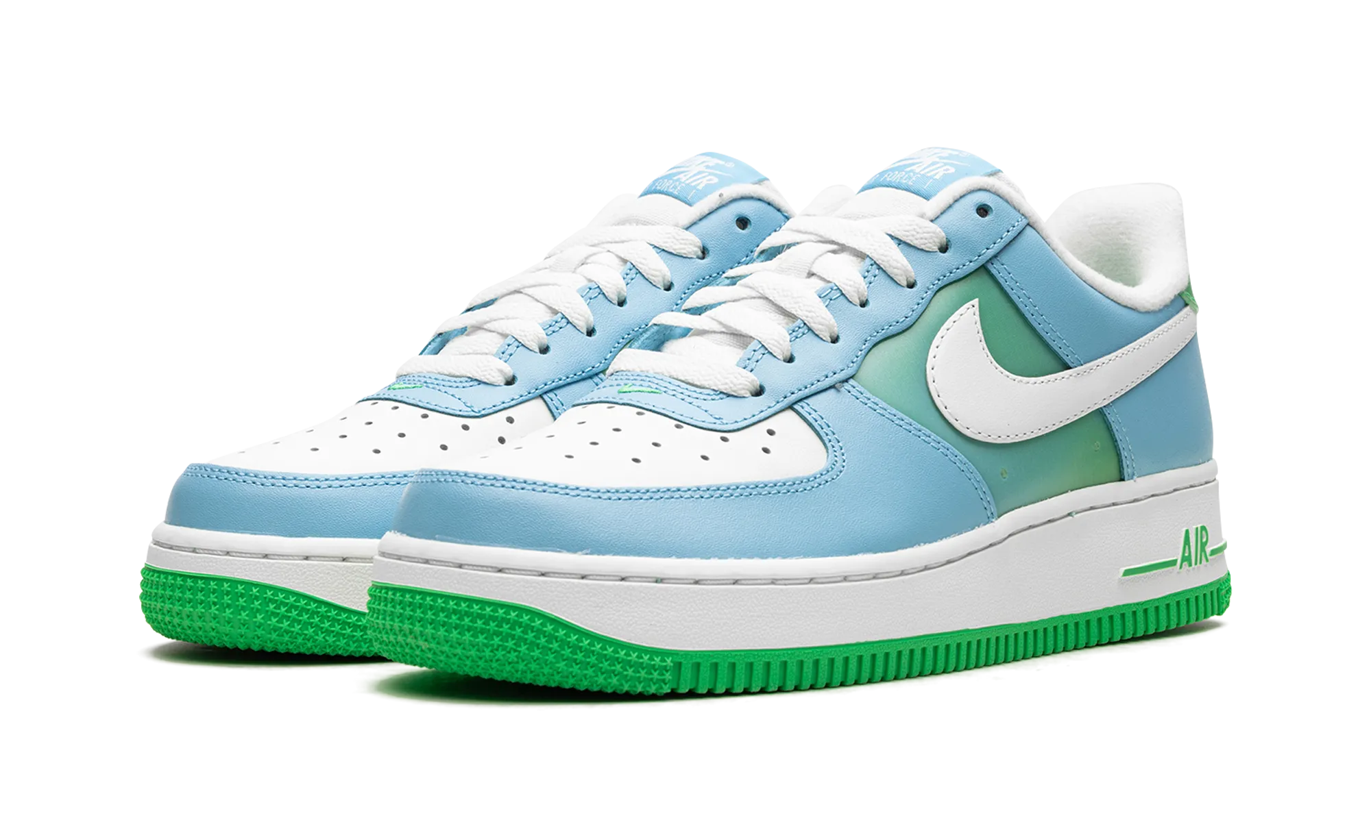 Air Force 1 Low '07 "Aquarius Blue Vapor Green" Lean Build