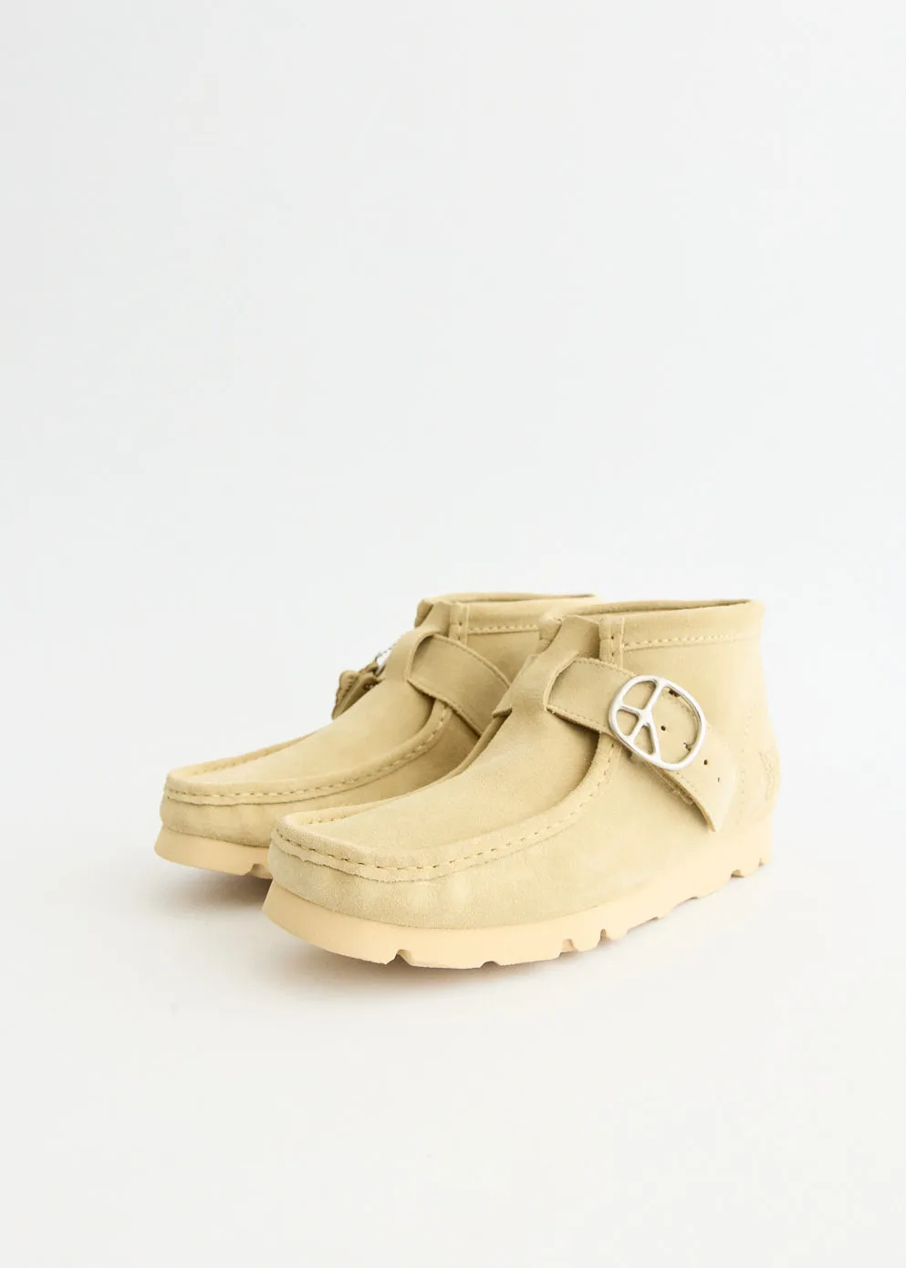 Modern Look Suede Finish x Needles Walla Strap Boots