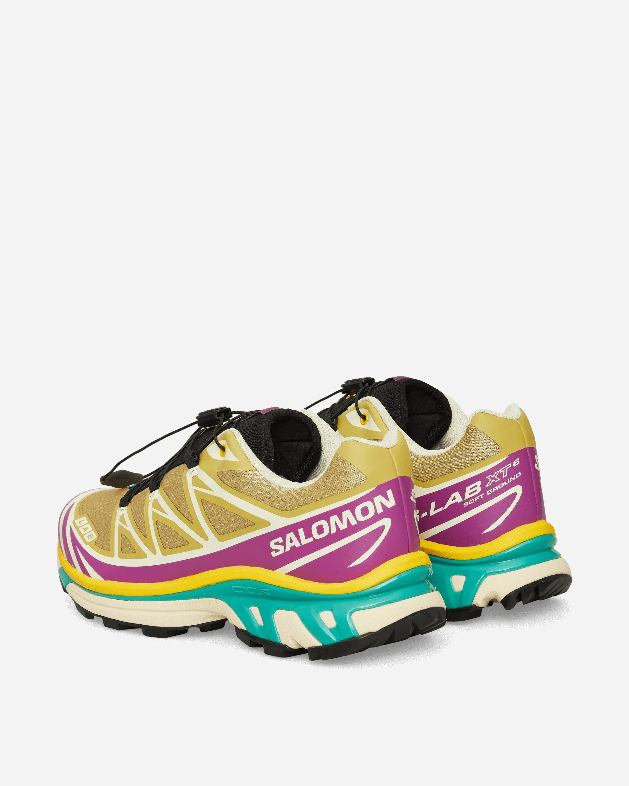 XT-6 Sneakers Antique Gold / Yellow / Willowherb Mid Top Style Non Restrictive Upper