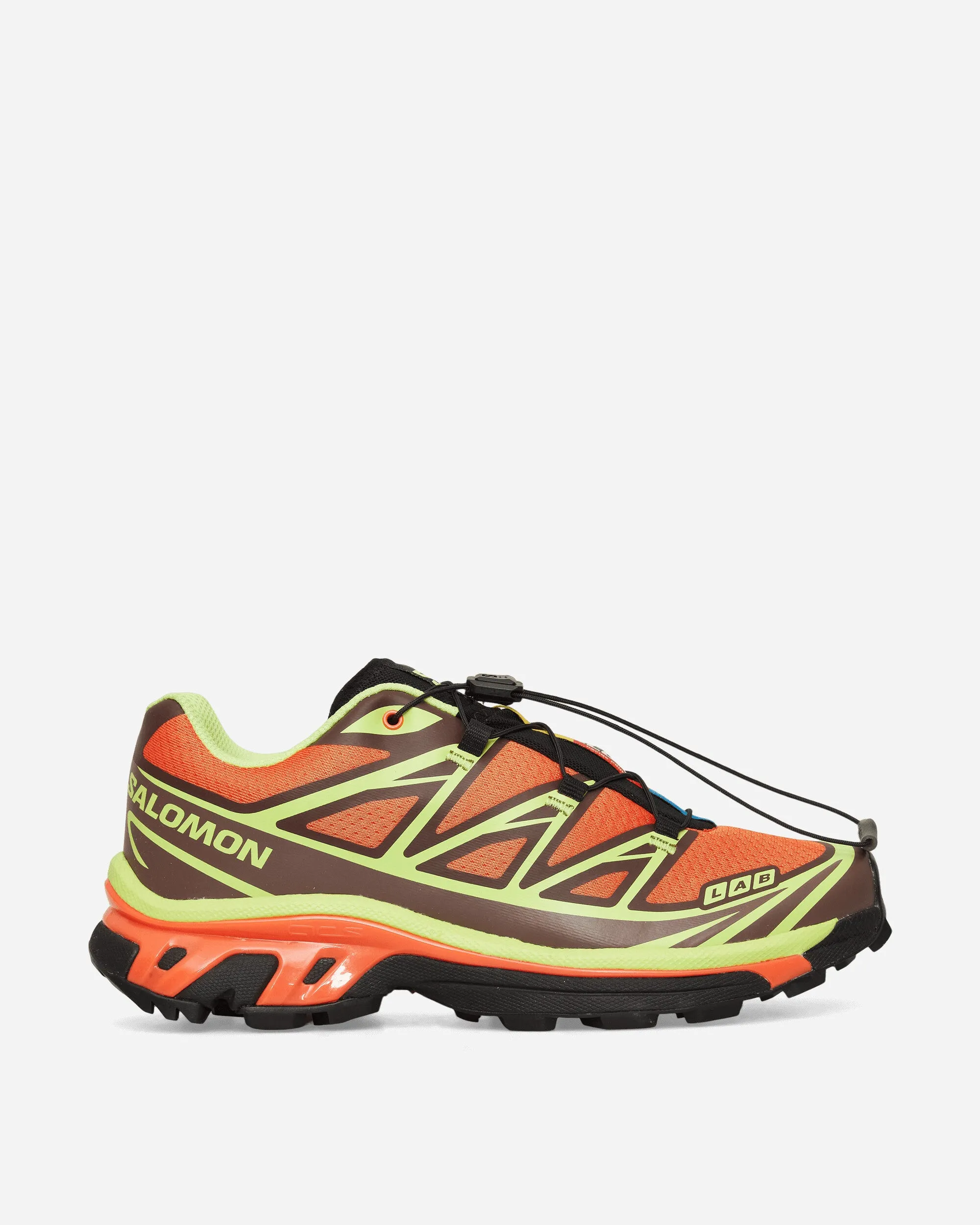 Neutral Top XT-6 Sneakers Red Orange / Sharp Green / Black