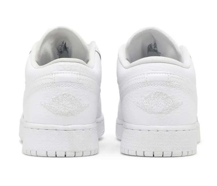 Relax Feel Traction Optimized GS Nike Air Jordan 1 Low (White/White)