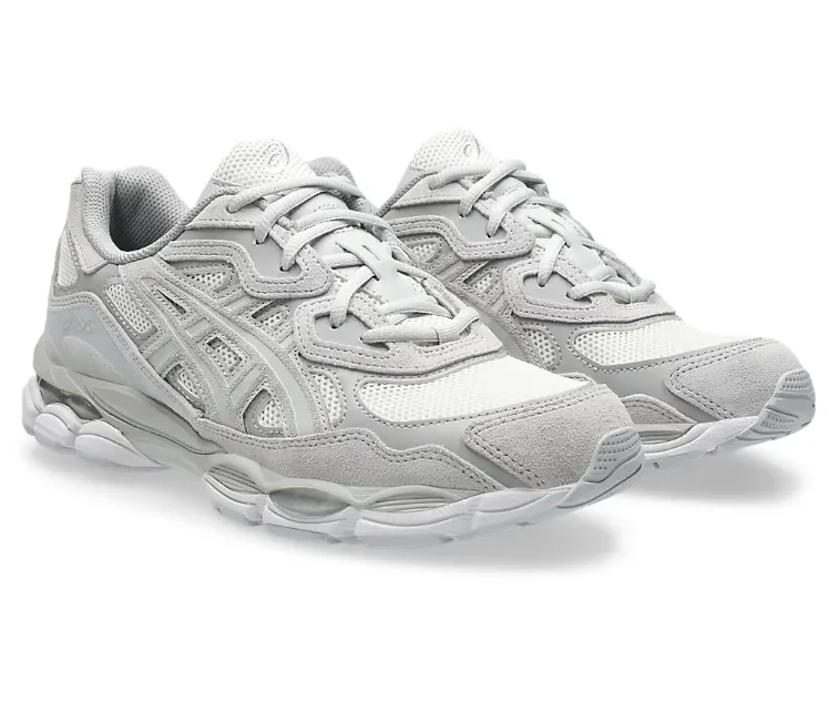 Women's Asics Gel NYC (Cream/Cloud Grey) Dynamic Movement Arch Support Footbeds