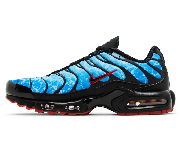 Men's Nike Air Max Plus TN (Shark Attack) Ankle Hugging Collar Boosted sole