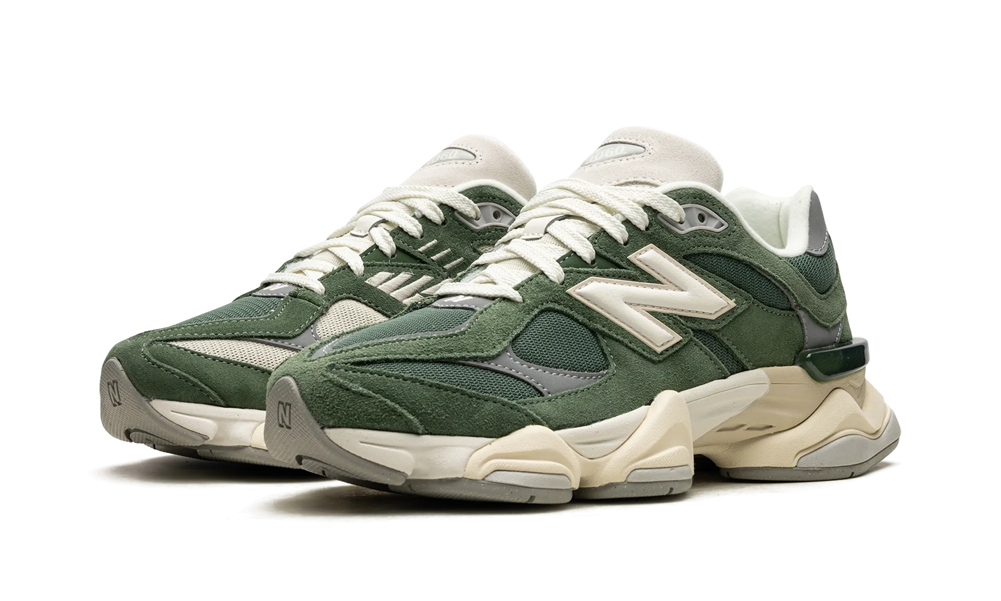 9060 "Green Suede" music - themed running gear lace - up design