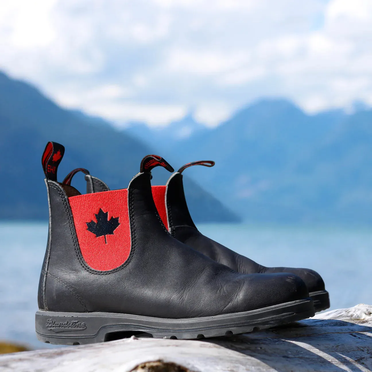 Blundstone Eh! Boot Black w/Red Elastic - 1474 Shock Absorbing Active Nomad Rugged Build