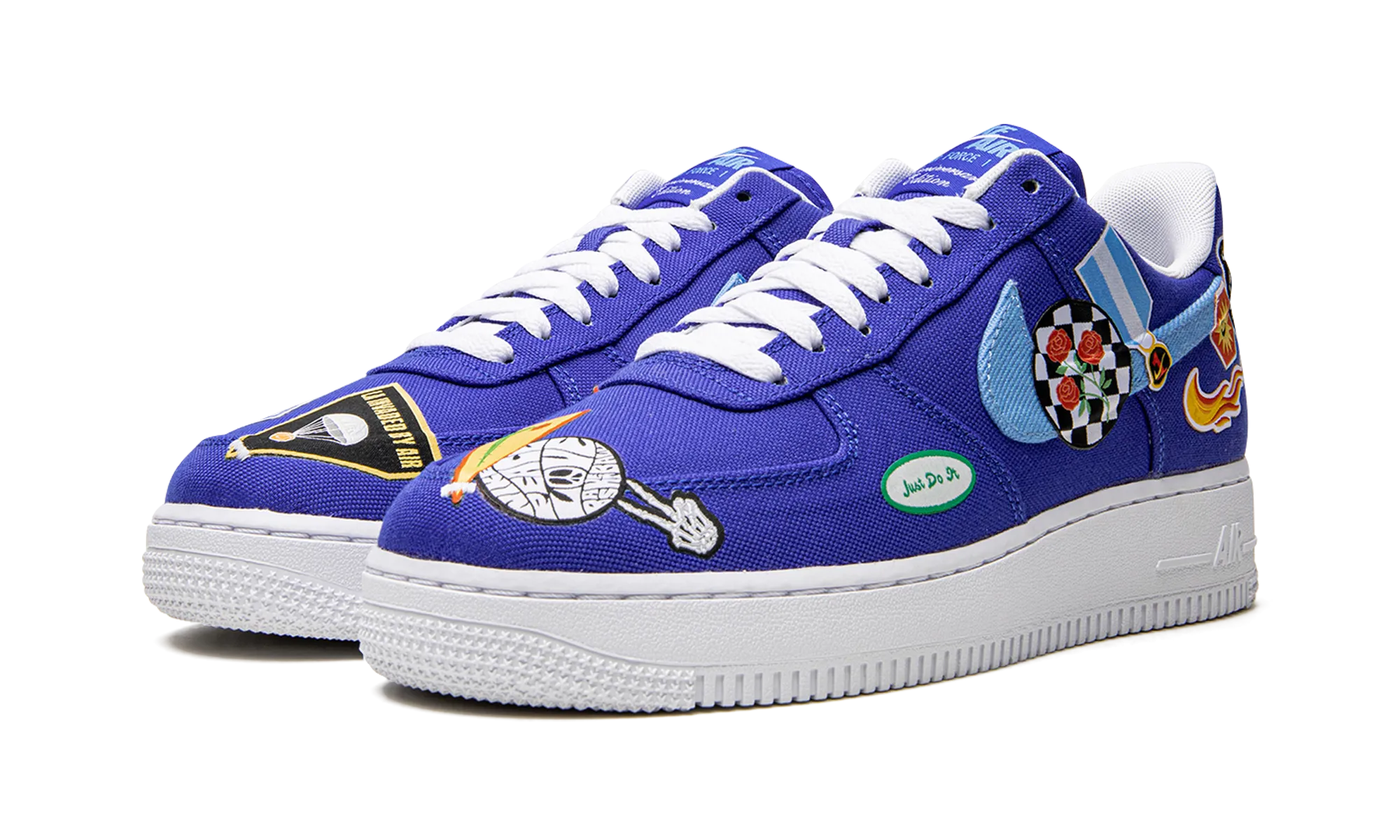 AIR FORCE 1 LO '07 PRM MNS WMNS "Los Angeles Patched Up" Cushioned durability
