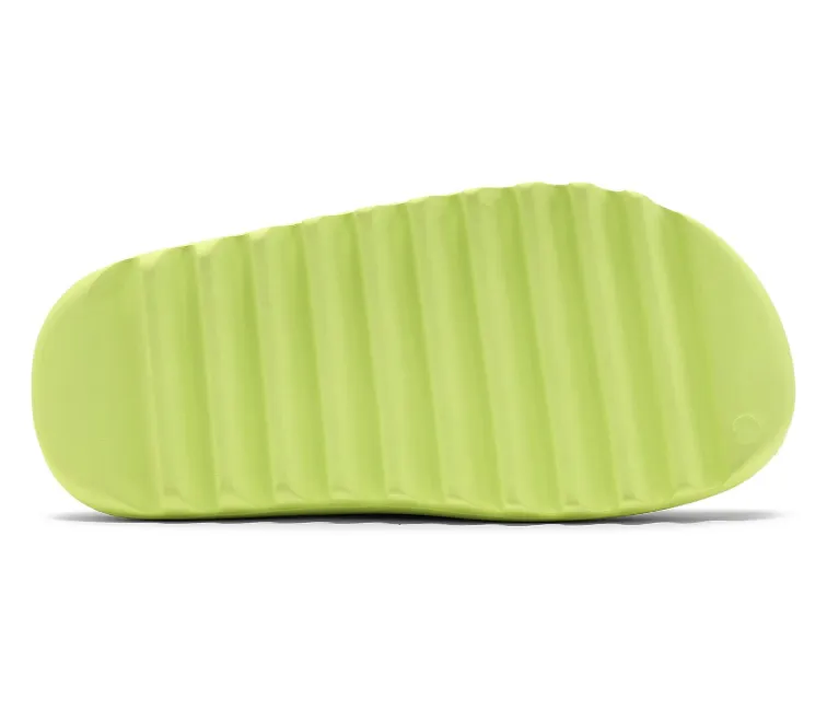Sporty Look Bounce Back Adidas Yeezy Slide (Glow Green)