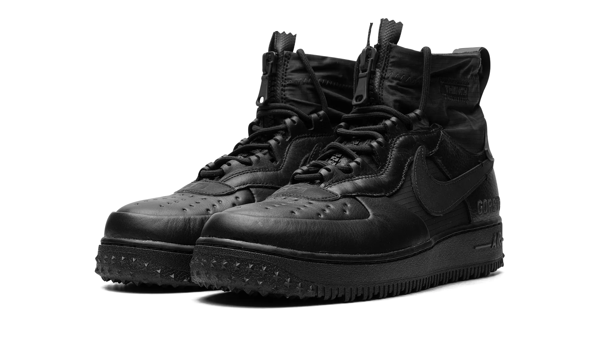 Air Force 1 Wtr Gtx "Black Anthracite" Fashion Accent ReinforcedToe