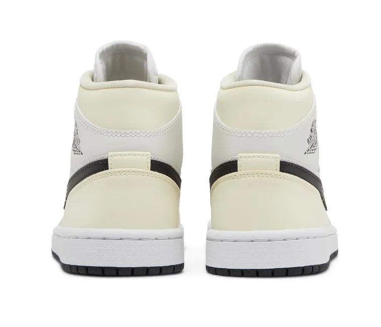 Breathability Enhanced Women's Nike Air Jordan 1 Mid (Coconut Cream)