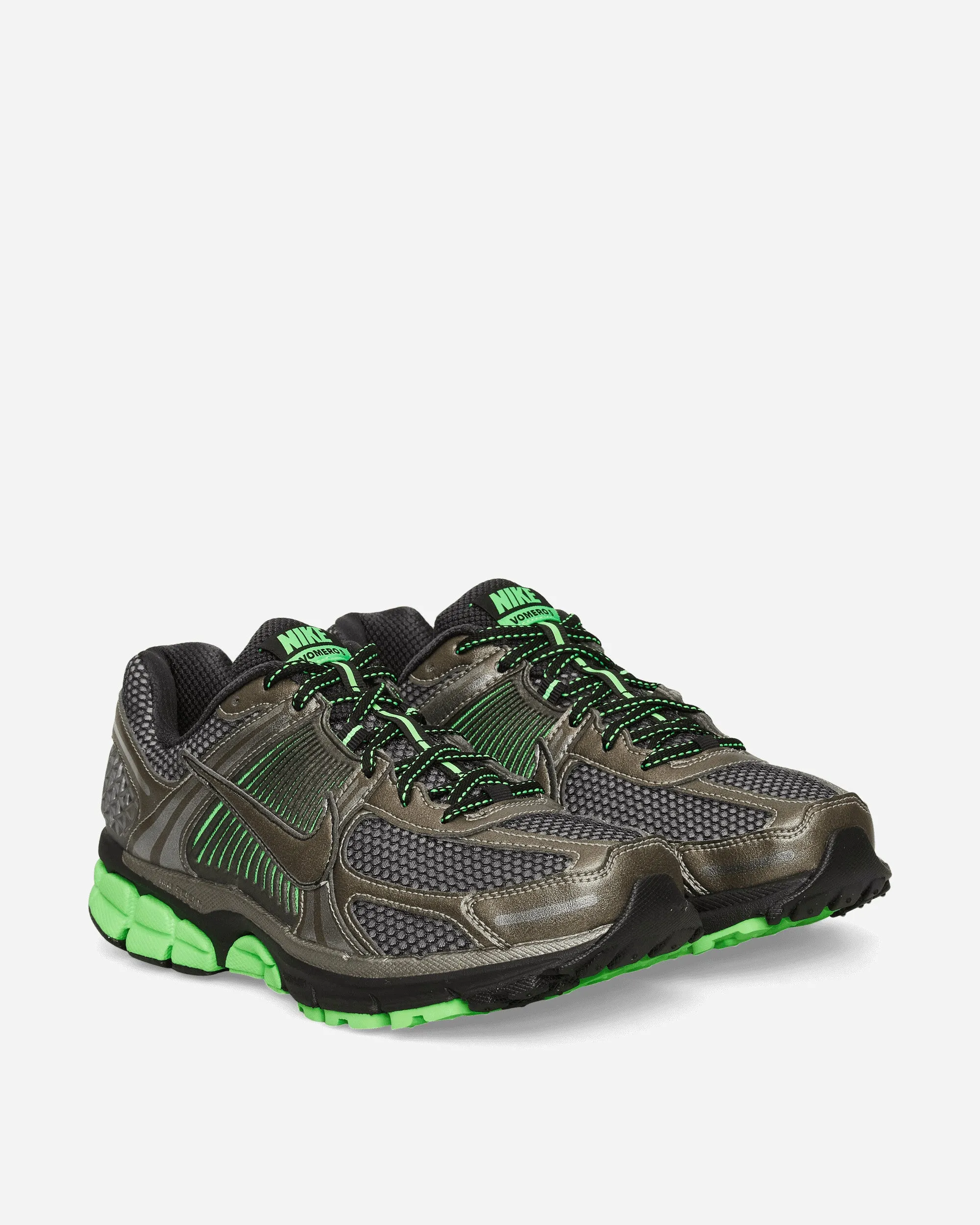 Zoom Vomero 5 Sneakers Metallic Pewter / Green Strike Comfort Padding Motion Contour