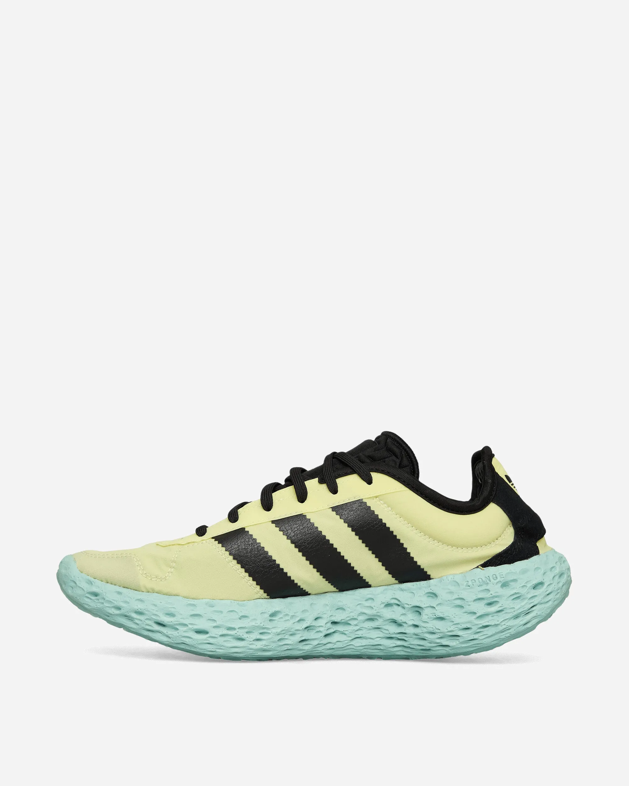 Flexible Rubber Sole Zponge Sneakers Ice Yellow / Core Black