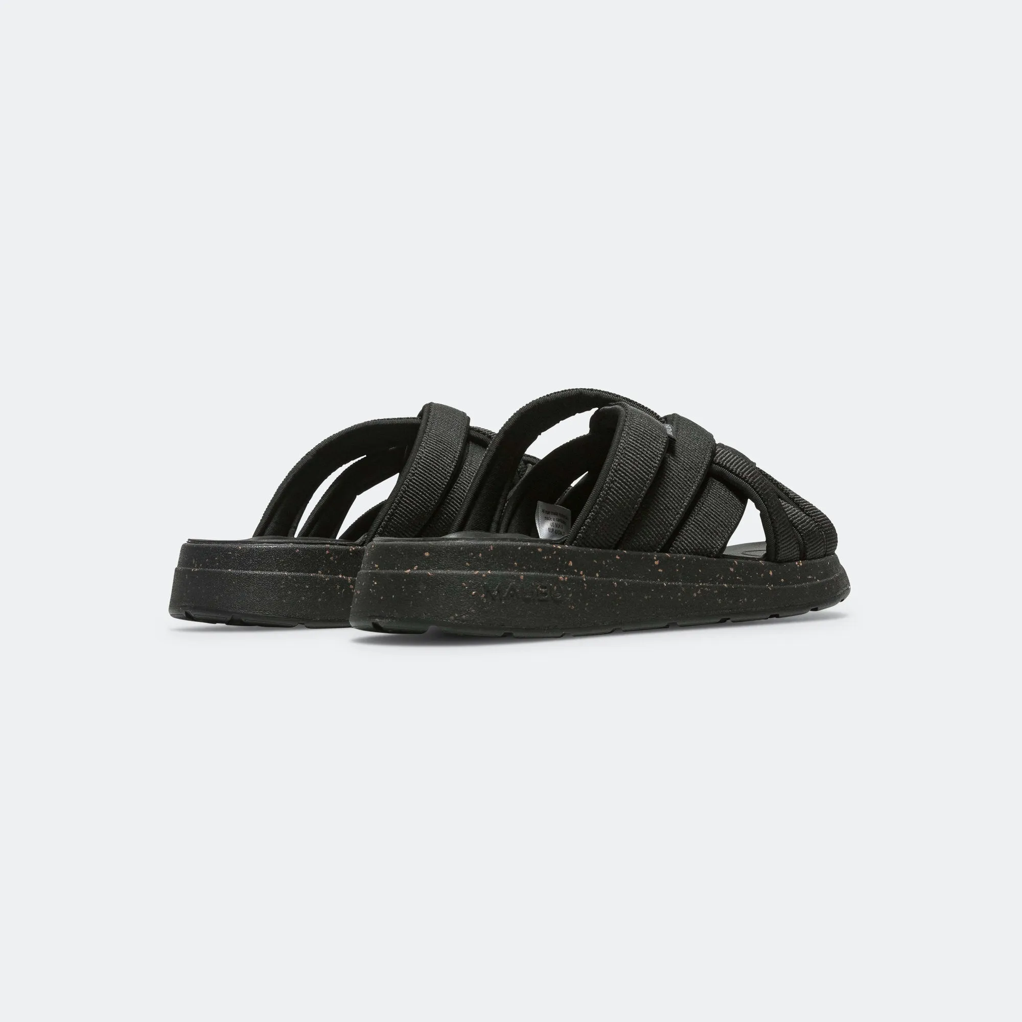 Chic Flip-flops for Men Closed back Zuma LX Recycled - Black